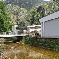 View from the restaurant at Resto Bar Taraca in Kotor