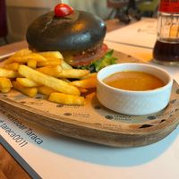 vegan burger   at Resto Bar Taraca in Kotor