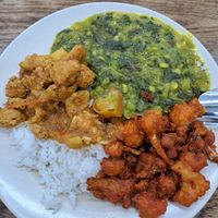 food at Gandhi's Vegetarian Restaurant in Kuala Lumpur