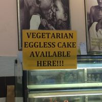 Vegan cakes at Gandhi's Vegetarian Restaurant in Kuala Lumpur
