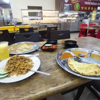 Little misunderstanding, got too much food at Gandhi's Vegetarian Restaurant in Kuala Lumpur