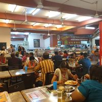 Always a good sign when a restaurant is busy at Gandhi's Vegetarian Restaurant in Kuala Lumpur