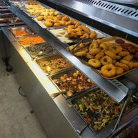 buffet at Gandhi's Vegetarian Restaurant in Kuala Lumpur