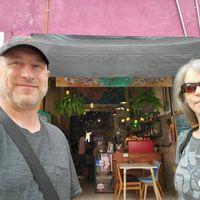 The front of the restaurant. at Coco y El Alacrán Café in Puebla