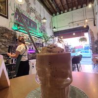 Frappé de moka at Coco y El Alacrán Café in Puebla
