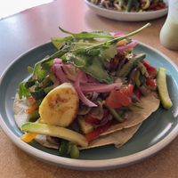 super taco vegano  at Coco y El Alacrán Café in Puebla