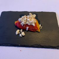 Sweet potato mousse & cauliflower at Resto René in Villajoyosa