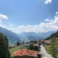 The view 🥰 at Hotel Pension Tyrol in Telfs