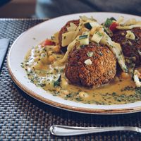 Lentil balls with Curry at Hotel Pension Tyrol in Telfs