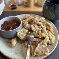 Sehr leckerer Kaiserschmarren   at Hotel Pension Tyrol in Telfs