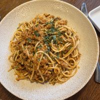 VEGAN SPAGHETTI BOLOGNAISE  at Mondo in Coatbridge