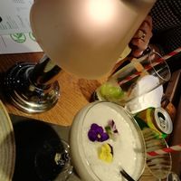 Cocktail with aquafaba at Mondo in Coatbridge