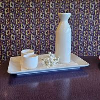 Sake at Sushi Siam in Taos