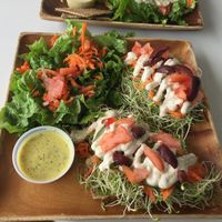 “Pizza” at Rainbow Living Foods in Kapaa