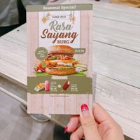 Seasonal menu at VEGANBURG - Eunos Flagship Outlet in East Singapore