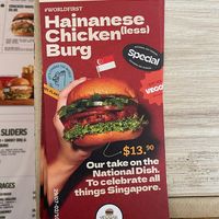   at VEGANBURG - Eunos Flagship Outlet in East Singapore