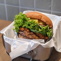 Vegan Char-Grilled Satay Burger at VEGANBURG - Eunos Flagship Outlet in East Singapore