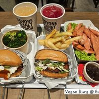Chikn' Buffalo Burger & Chili Krab Burger at VEGANBURG - Eunos Flagship Outlet in East Singapore