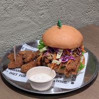 Vegan Pulled Shroom Stack Seasonal Meal at VEGANBURG - Eunos Flagship Outlet in East Singapore