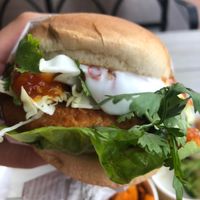 Chili krab burger at VEGANBURG - Eunos Flagship Outlet in East Singapore