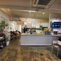 Indoor seating view at VEGANBURG - Eunos Flagship Outlet in East Singapore