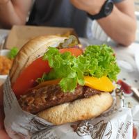 Bbq at VEGANBURG - Eunos Flagship Outlet in East Singapore