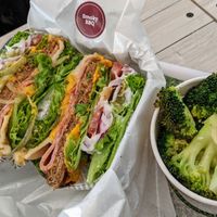 Smoky BBQ with regular broccoli at VEGANBURG - Eunos Flagship Outlet in East Singapore