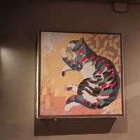More cat art at Java Whiskers in London