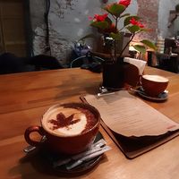 Конопляное cappuccino at Dom Konopli - Дом Конопли in Moscow