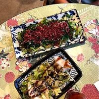 Dumplings and Algae salad at Chay Vegan Asian Kitchen in Hamburg