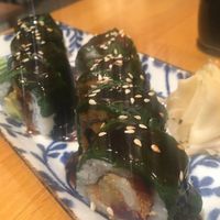 Inside out Avocado, spinach at Chay Vegan Asian Kitchen in Hamburg