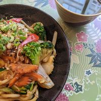 Pagoda Dream and Green Tea at Chay Vegan Asian Kitchen in Hamburg