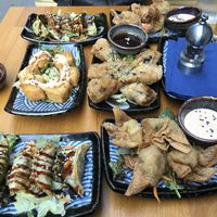 several starters  at Chay Vegan Asian Kitchen in Hamburg