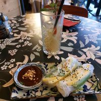 Sommerrollen, Ginger Goji Limonade at Chay Vegan Asian Kitchen in Hamburg