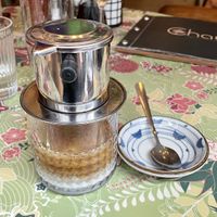 Vietnamese coffee  at Chay Vegan Asian Kitchen in Hamburg