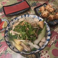 Monk soup and tofu "cubes" 😅 at Chay Vegan Asian Kitchen in Hamburg