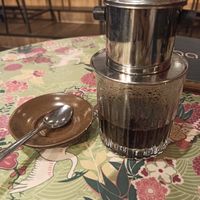 Vietnamese coffee at Chay Vegan Asian Kitchen in Hamburg