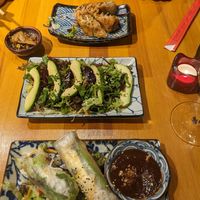 Buddha rolls, avocado sashimi and summer rolls at Chay Vegan Asian Kitchen in Hamburg