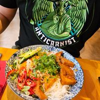 Spicy dish at Chay Vegan Asian Kitchen in Hamburg