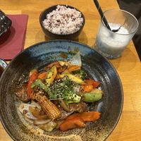 Seitan with veggies  at Chay Vegan Asian Kitchen in Hamburg