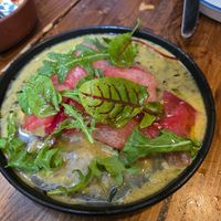Watermelon carpaccio at Berimbau Brazilian Kitchen in New York City