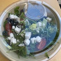 Feta salad  at Cala Vegana in Menorca