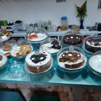 Cake buffet 😍 at Cala Vegana in Menorca