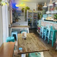 Another lovely trip to Cala Vegana! The photos don’t do it justice but the atmosphere, service and food were lovely! We grabbed bits to take away and eat at home this time.  at Cala Vegana in Menorca