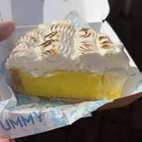 Lemon meringue pie  at Cala Vegana in Menorca