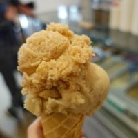 Saurer Rhabarber & Apfel Zimt at Wei&Wei Eiswerkstatt in Aachen