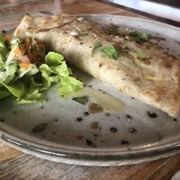 Hummus wrap at Andorinha do Mar in Budens