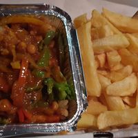 Veg&Chickpea curry at The Real Food Cafe in Tyndrum