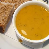 Soup of the day at The Real Food Cafe in Tyndrum