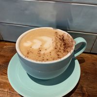 Cappuccino - almond, coconut or oat milk available  at Monty's Cafe in Cork